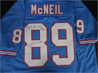 Gerald McNeil Signed Jersey JSA COA