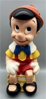 Vintage Walt Disney Pinnochio Piggy Bank