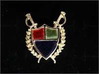 Vintage Coat of Arms Pin
