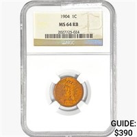 1904 Indian Head Cent NGC MS64 RB