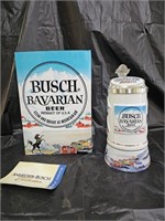 Busch Beer 50th Anniversary Collector's Stein