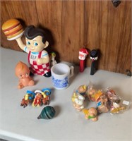 VINTAGE TOYS ZIGGY, BIG BOY, DAVY CROCKETT CUP