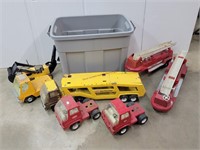 Tonka Car Hauler, Fire Trucks, & More