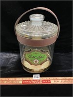 VINTAGE GOLD LABEL CIGAR COVERED HUMIDIFIER