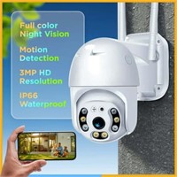 2k Security Camera  WiFi Camera with Outdoor Night