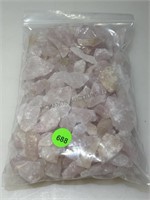 Bagged 2lb rose quartz Crystal fragments