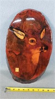 16" Wooden Deer Art Hanging