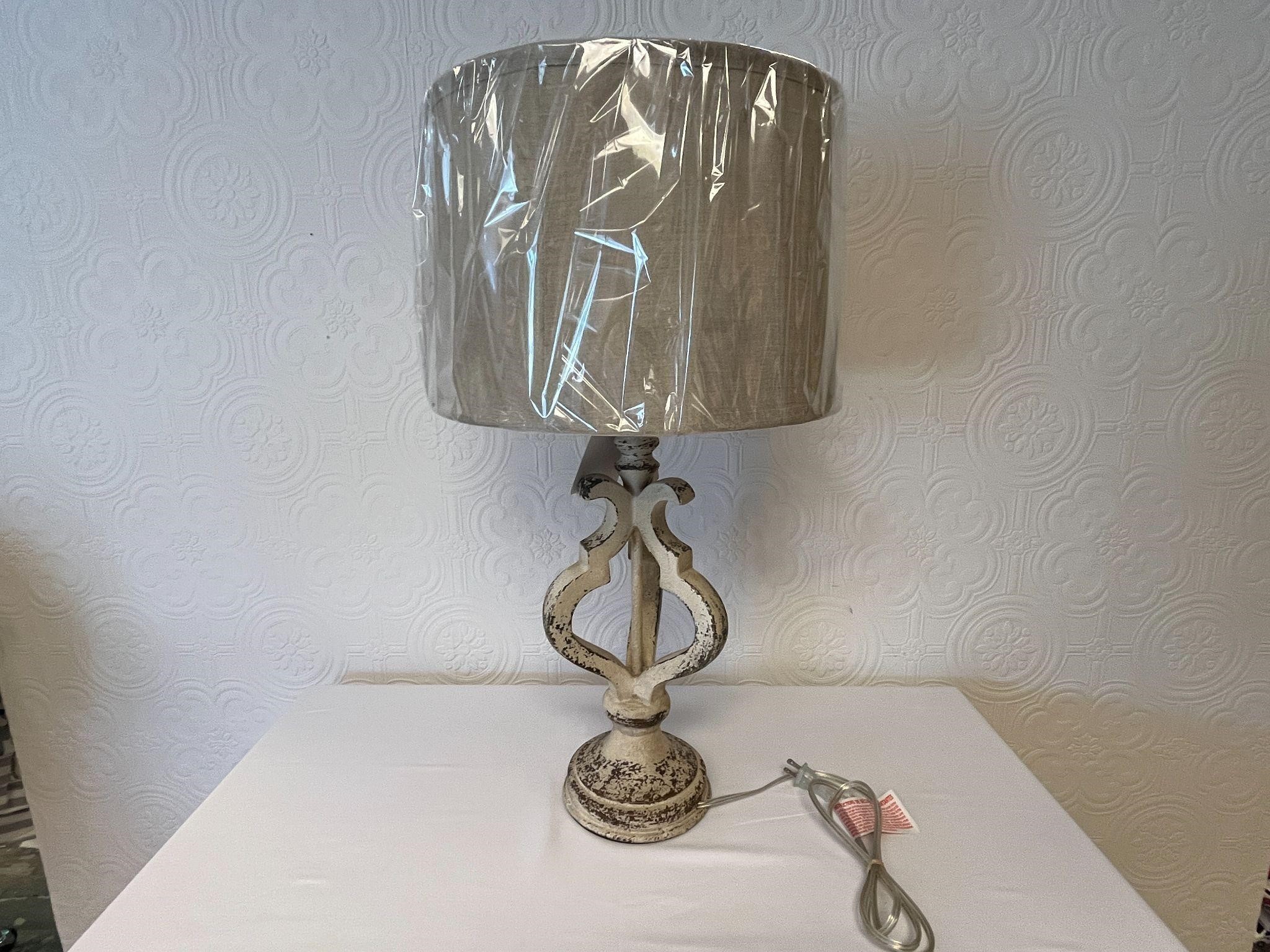 New French Country Lamp with Shade