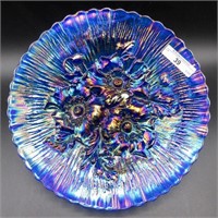 Nwood 9" elec blue Poppy Show plate-