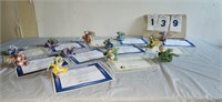 12 Franklin Mint Mood Dragons with Certs of
