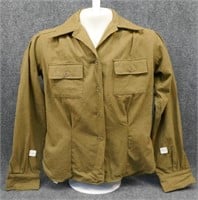 WWII Named WAC Wool Shirt with Cutter Tags