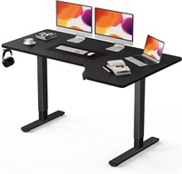 Electric Standing Desk  55x34 in  Black