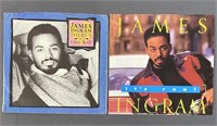 Two James Ingram 45 Single Vinyl Records