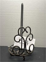 Cast iron paper towel holder