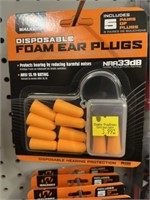 5 PACKS OF FOAM EAR PLUGS