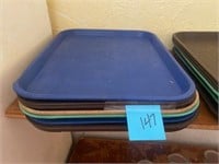 8 18 x 14" Serving trays various colors