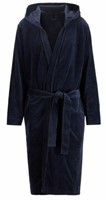 New Hugo Boss Hooded Velour Dressing Robe