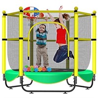 Open Box 60" Trampoline for Kids 5 FT Indoor & Out