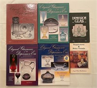 Lot of 6 Depression Glass Collector's Guide Books