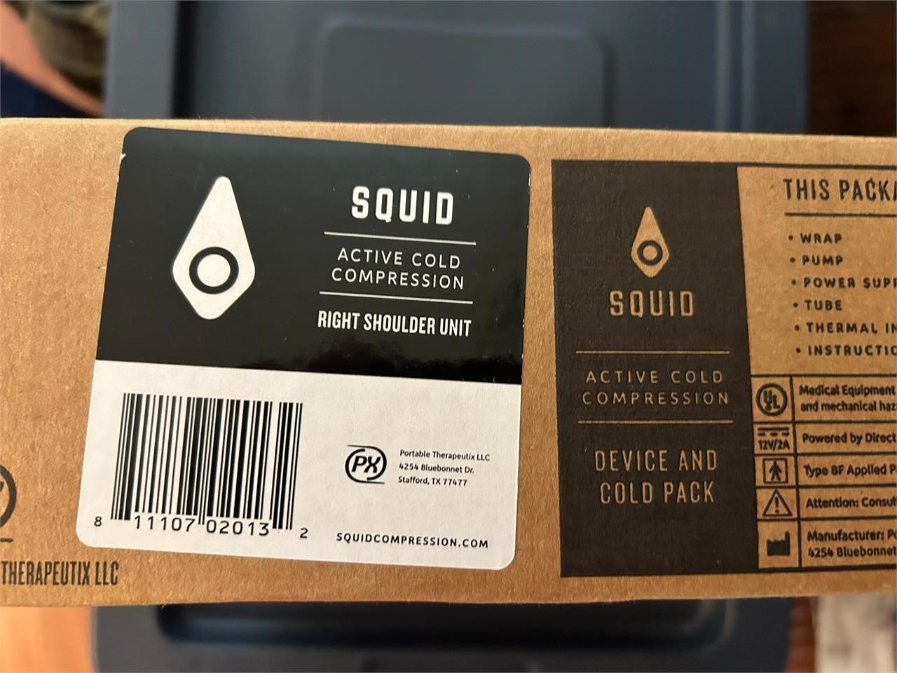 Squid -Active Cold Compression Right Shoulder Unit