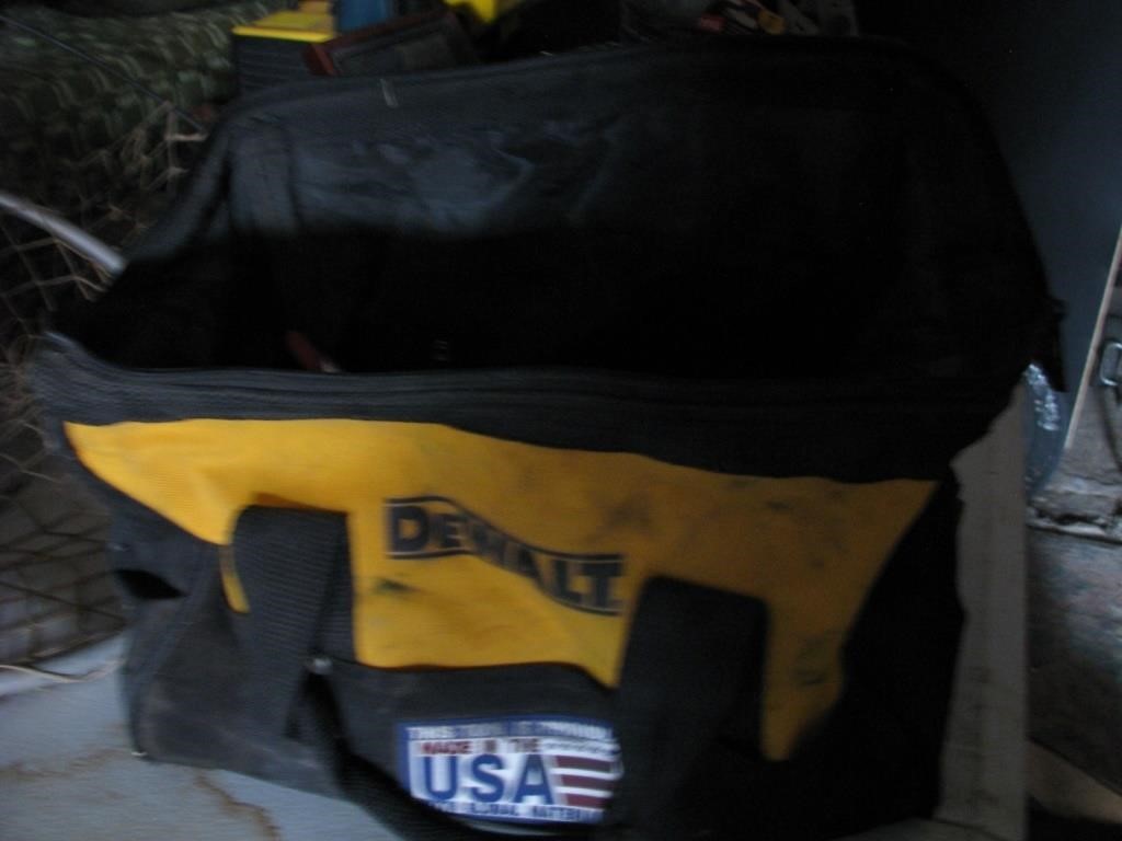 DeWalt tool bag with misc tools