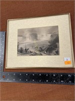 Antique Tintype Picture, Framed "Falls"