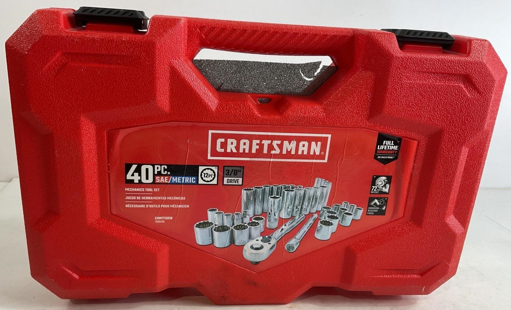 Brand New Craftsman 40 Pc. Socket Set - Tools