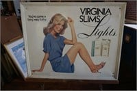 Virginia Slims Advertising Sign