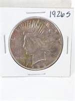 1926-S Peace Dollar, Silver