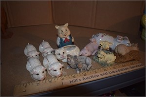 Lot of Pig Figures