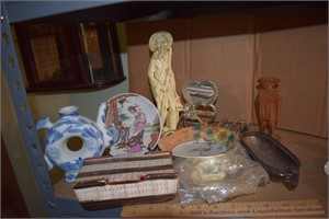 Lot of Interesting Items incl Asian Figures, etc