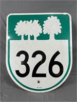 Metal PEI Highway Sign
