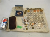 Lot de differentes monnaie et piece commemorative