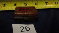 Miniature cigar box with cigars