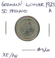 German 1929 50 Pfennig