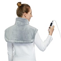 CAROMIO Weighted Heating Pad for Neck and