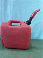 3 gallon gas tank with spillproof nozzle plastic