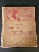 1896 Frye’s Complete Geography Book