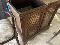 Old radio cabinet and more