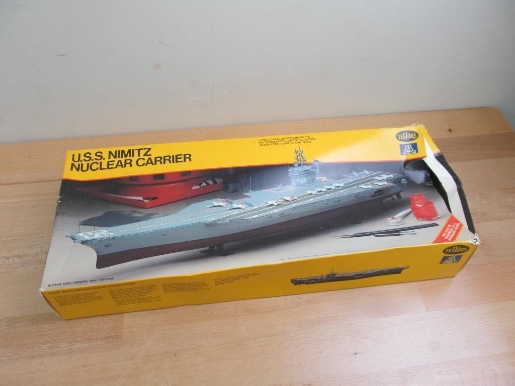 Italeri 1/720 USS Nimitz Nuclear Carrier Model