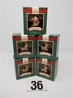 SANTA & REINDEER COLLECTION, 5 pcs. in series