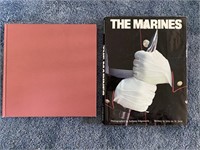(2) U.S. MARINES BOOKS INCLUDING "THE MARINES" BY