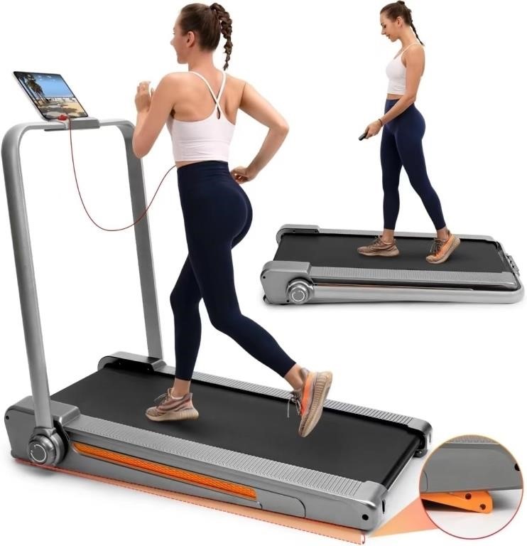 2 in 1 Foldable Treadmil with incline