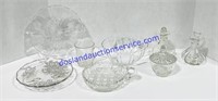Mixed Lot of Clear Glassware