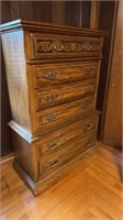 6 DRAWER WOOD CHEST