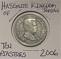 Kingdom of Jordan 2006 10 Piastres