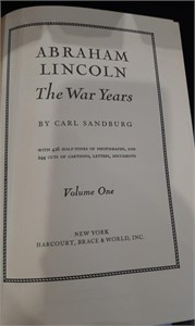 Abraham Lincoln The War Years 4 Volume Set