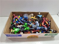 Box of Assorted Super Hero Action Figures
