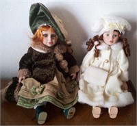 F - LOT OF 2 COLLECTIBLE DOLLS (P12)
