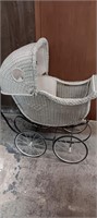 Antique baby pram buggy